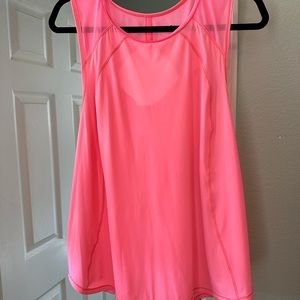 Lululemon tangerine colored tank top